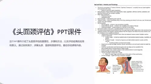 《头面颈评估》课件