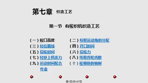 织造工艺有梭PPT课件