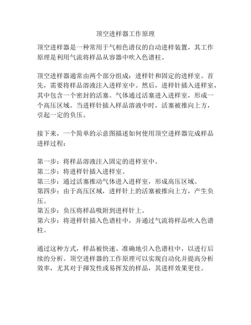 顶空进样器工作原理