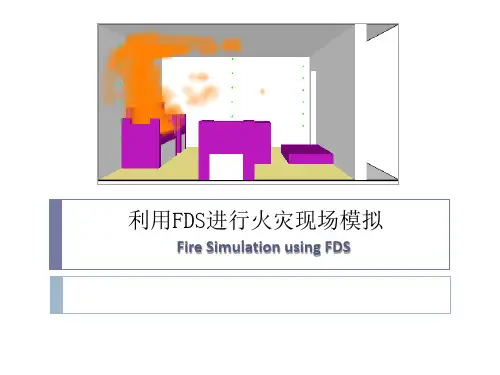 利用FDS进行火灾现场模拟