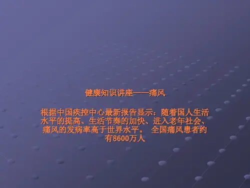 中医—痛风ppt课件