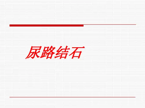尿路结石教学课件