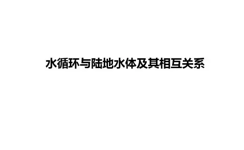 高中地理一轮复习课件：水循环与陆地水体及其相互关系