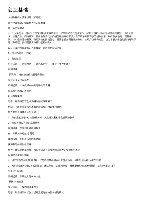 创业基础——精选推荐