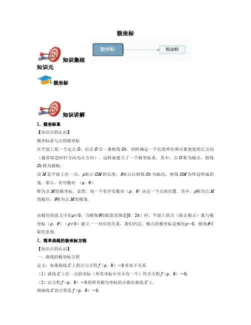 高中数学选修4-4-极坐标