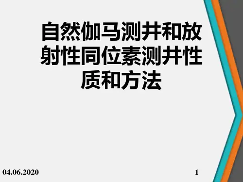 自然伽马测井和放射性同位素测井性质和方法