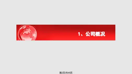 经典的公司简介