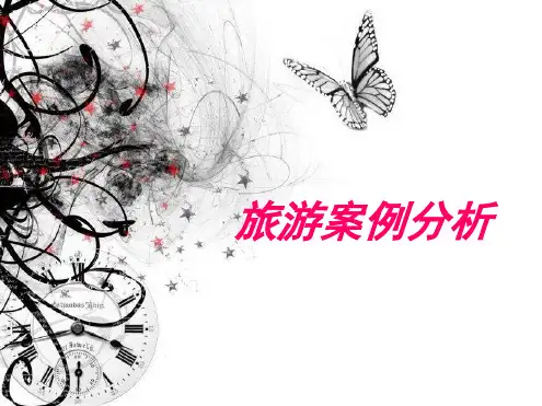 旅游案例分析