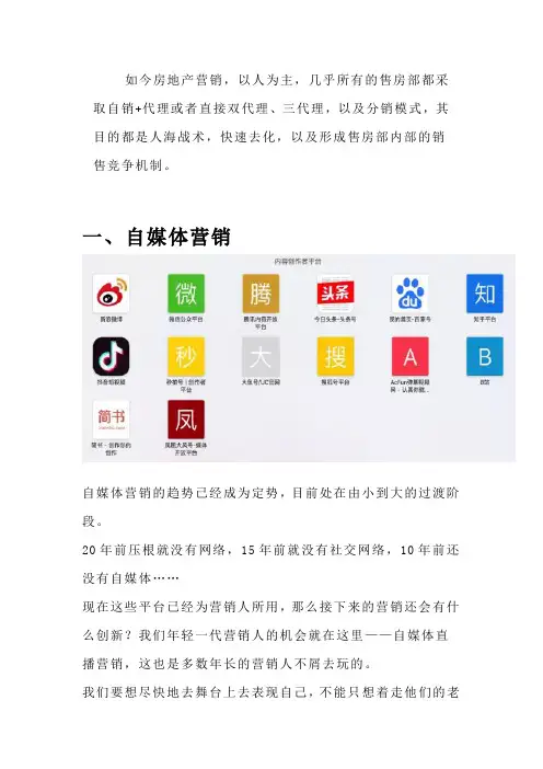 这10种地产创新营销模式,助你快速卖房!