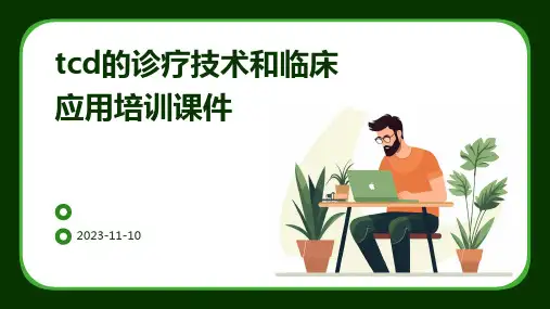 TCD的诊疗技术和临床应用培训课件