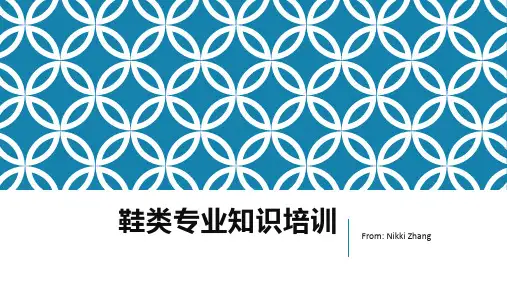 Footwear 鞋类专业知识培训