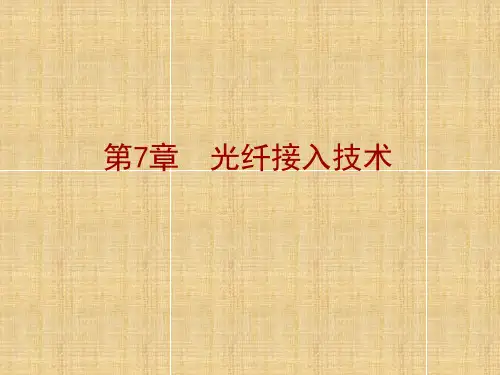 光纤接入技术