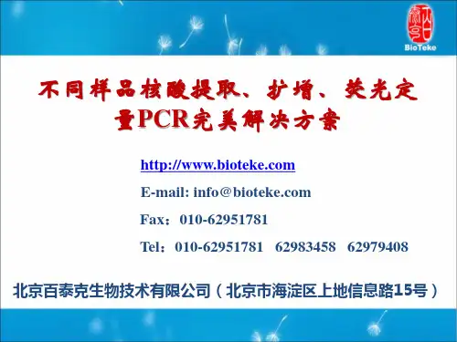 荧光定量PCR技术原理方法数据分析详述.ppt
