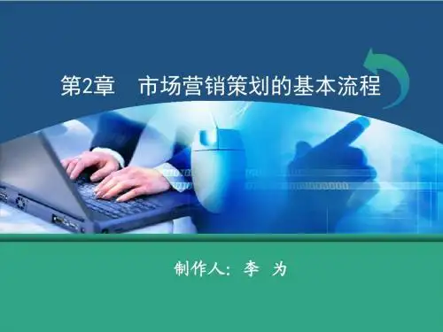 市场营销策划 理论、实务、案例、实训 教学配套课件 张晓 王丽丽 第2章市场营销策划的基本流程
