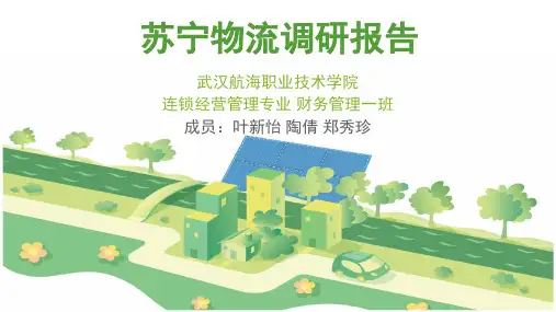 苏宁物流调研报告
