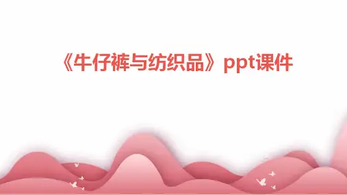 《牛仔裤与纺织品》课件