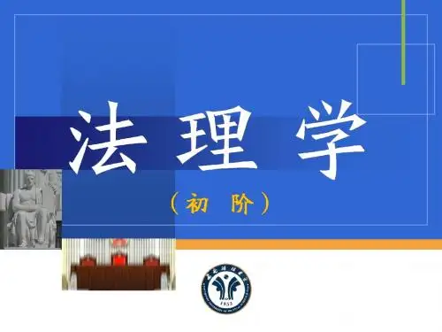 法理学初阶 付子堂