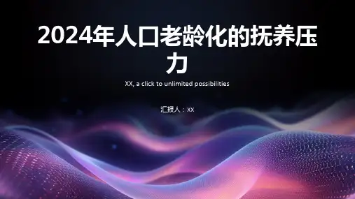 2024年人口老龄化的抚养压力