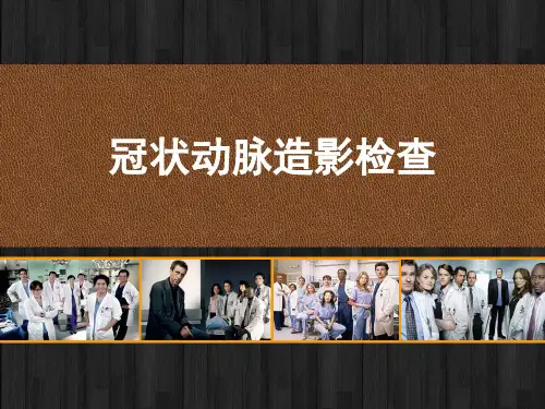 冠状动脉造影检查 PPT