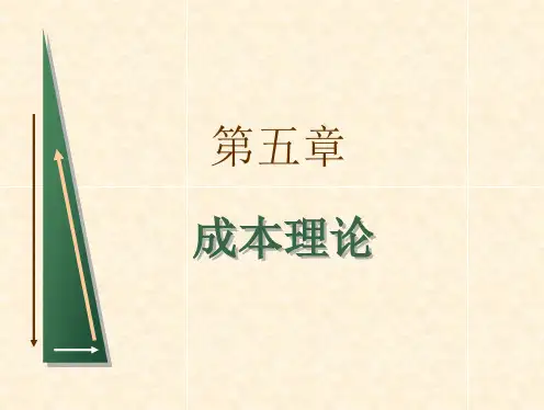 5成本理论(最新)
