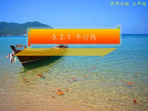华师大版数学七年级上册5.2《平行线》课件1