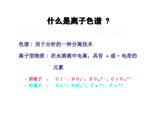 离子色谱法PPT课件