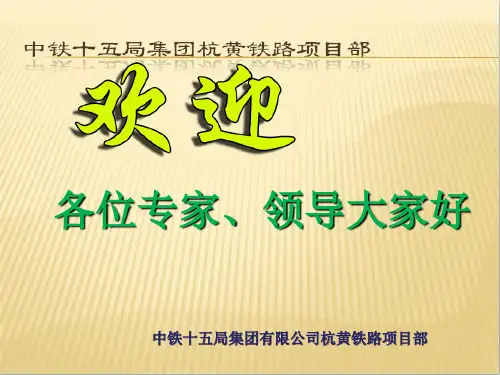 杭黄铁路双块式无砟轨道培训PPT