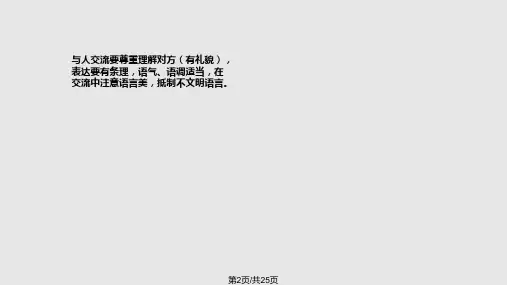 小学六年级语文总复习口语交际