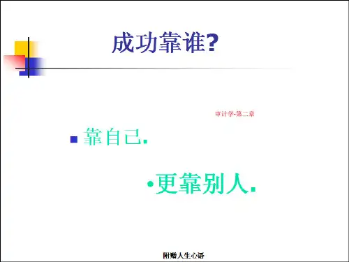 审计学-第二章