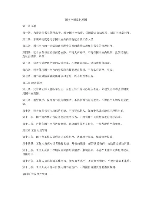 图书室规章制度图
