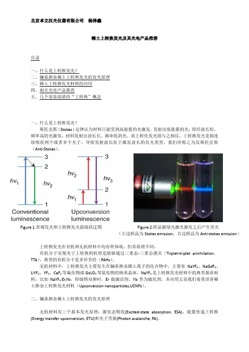 稀土上转换发光材料应用文章