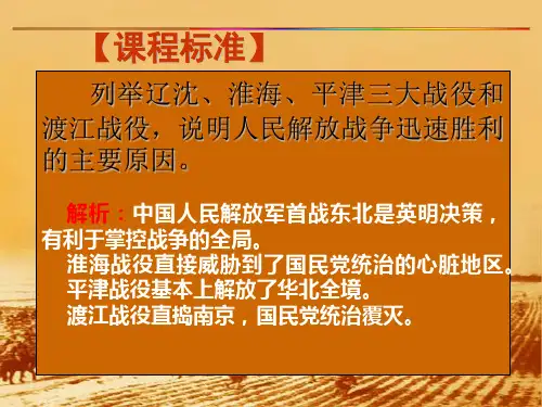 八年级历史国民党政权的崩溃1(PPT)5-1