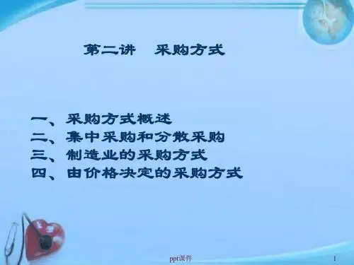 采购方式  ppt课件