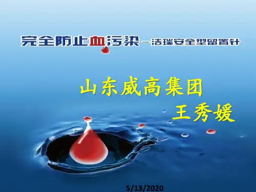 安全留置针 PPT课件