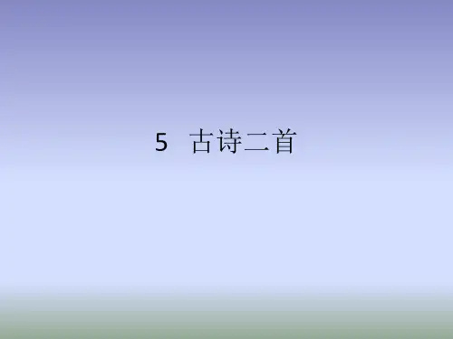 新湘教版五年级语文下5古诗二首ppt公开课优质教学课件