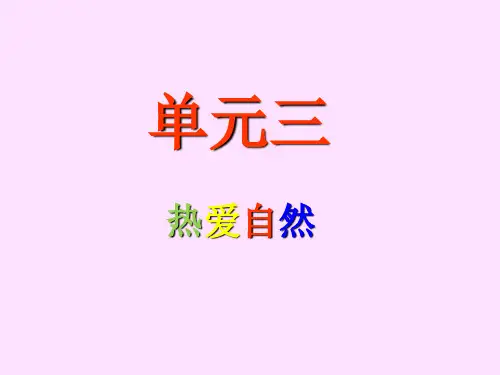 三年级下单元三《小种子》绘本