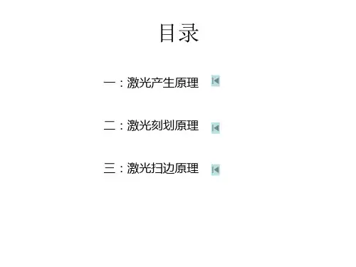 激光原理及应用