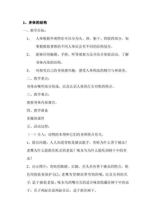 身体结构