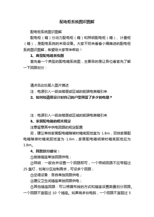 配电柜系统图识图解