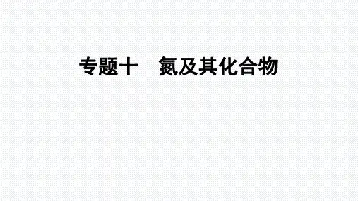 高中化学--氮及其化合物-新高考版