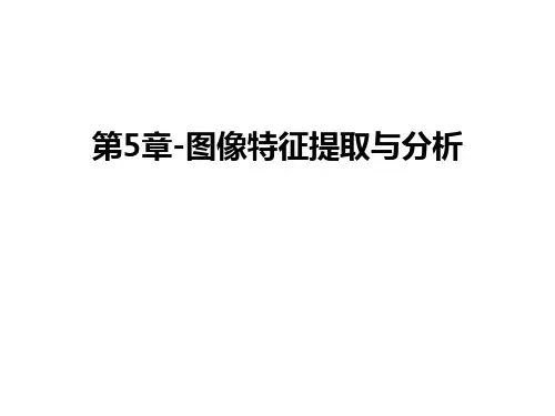 第5章-图像特征提取与分析幻灯片课件