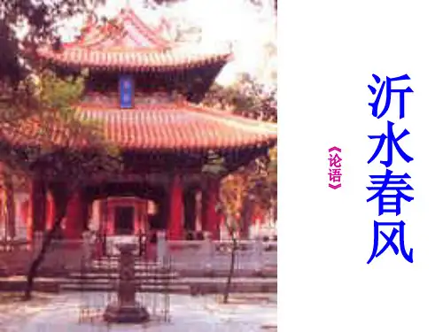 沂水春风用教学文稿