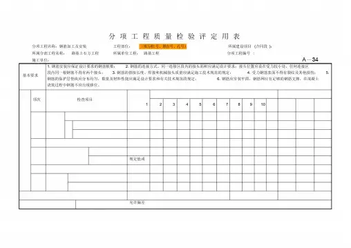jtgf80-2017公路工程质量检验评定标准新评定表墩台身