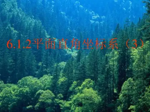 平面直角坐标系1-PPT课件