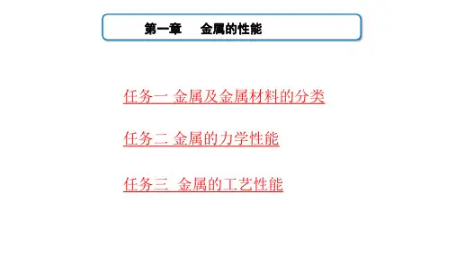 金属材料及热处理