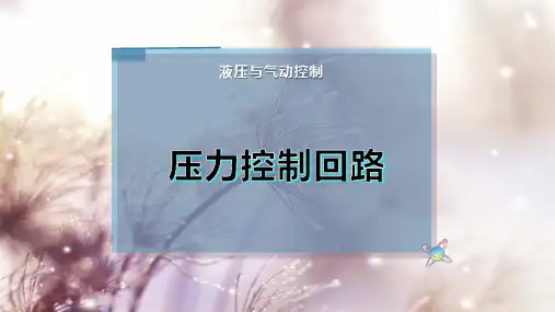 压力控制回路