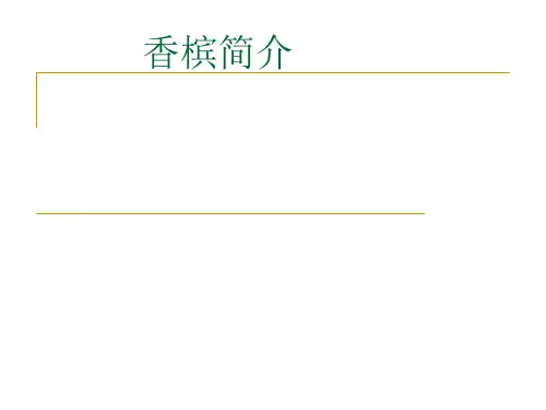 香槟酒简介
