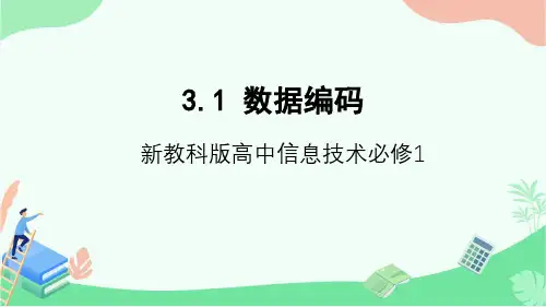 3.1 数据编码 PPT课件 - 副本