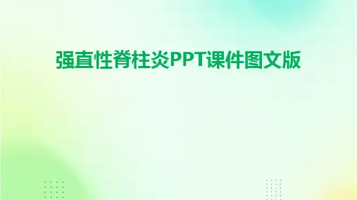 2024版强直性脊柱炎PPT课件图文版