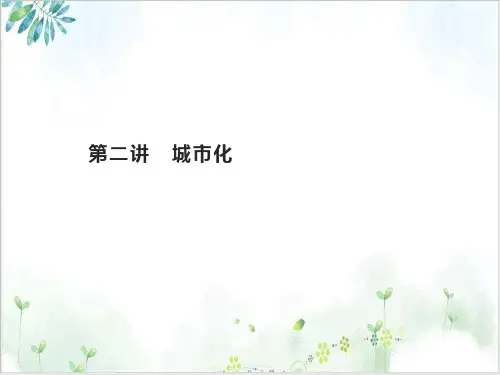 高考地理总复习第六章城市与城市化第二讲城市化课件PPT
